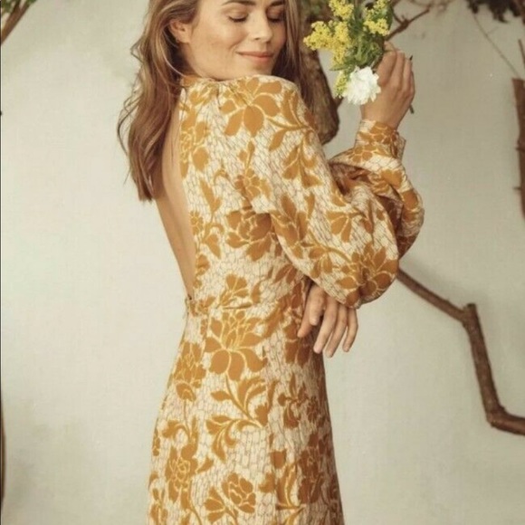 Zara Floral Midi Dress - Picture 4 of 16